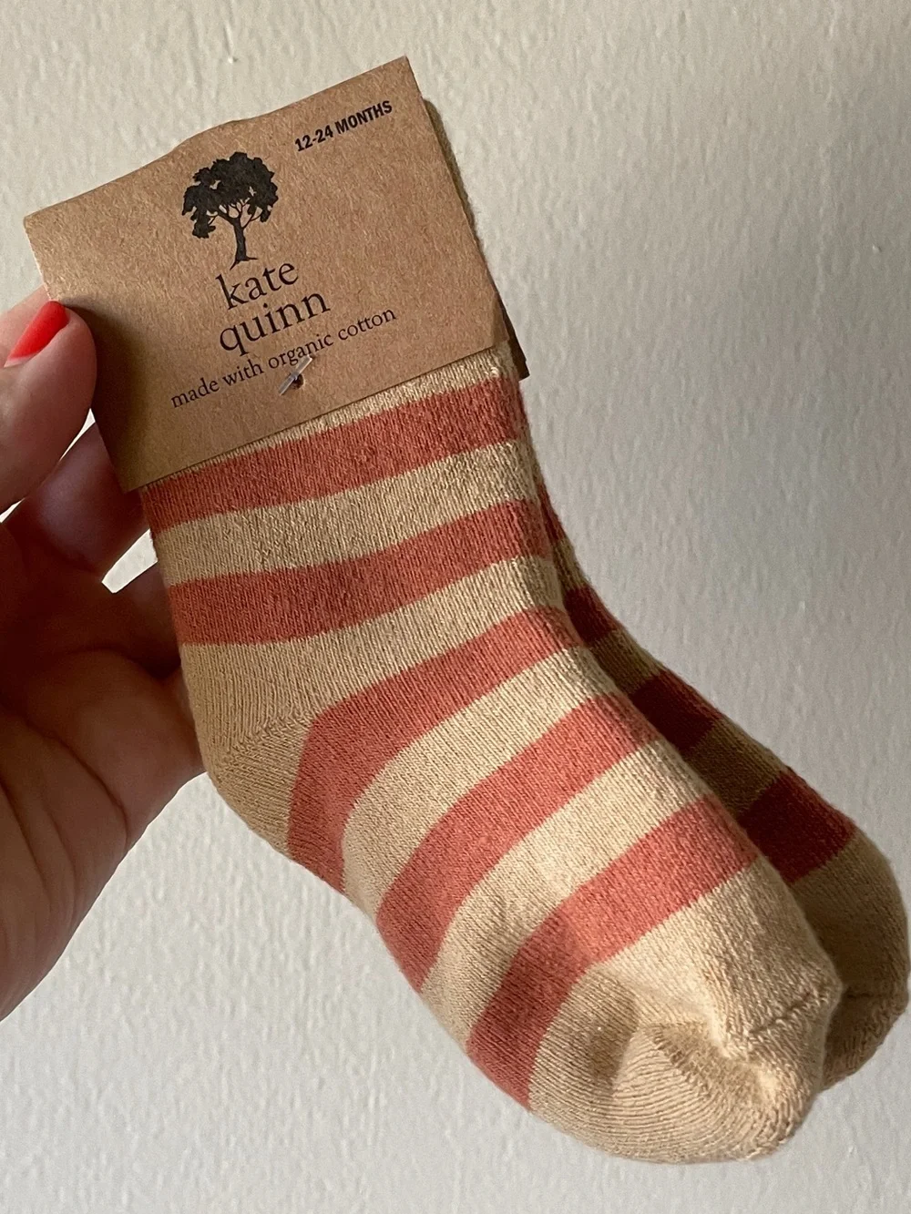 NWT Kate Quinn marzipan stripe socks